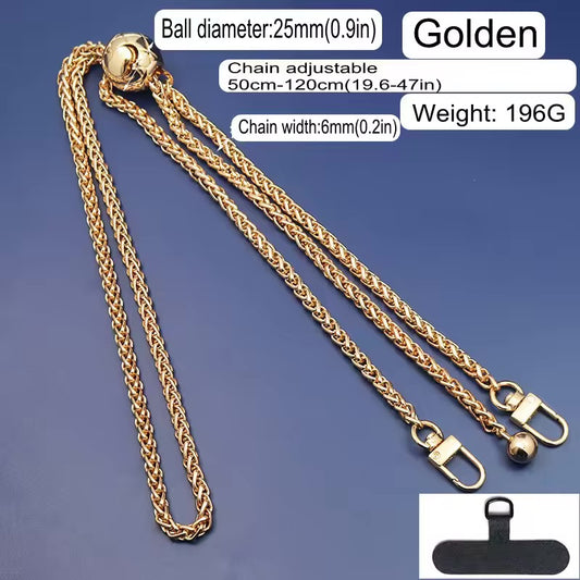 Crossbody chain cellphone holder